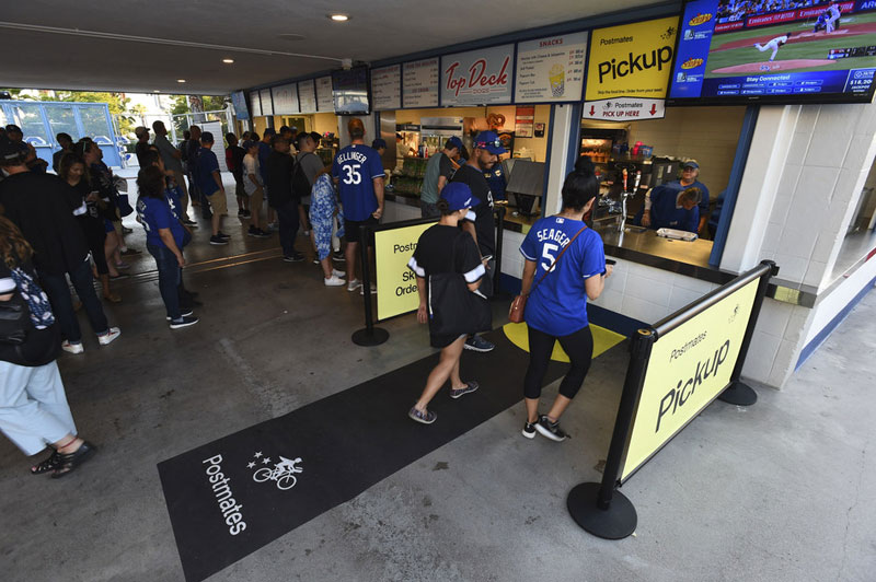 Postmates, Dodgers Rally to Help Fans Avoid Lines