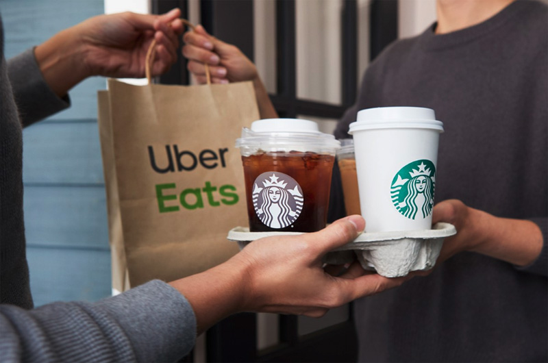 Uber Eats Expands Starbucks Delivery to 49 Cities