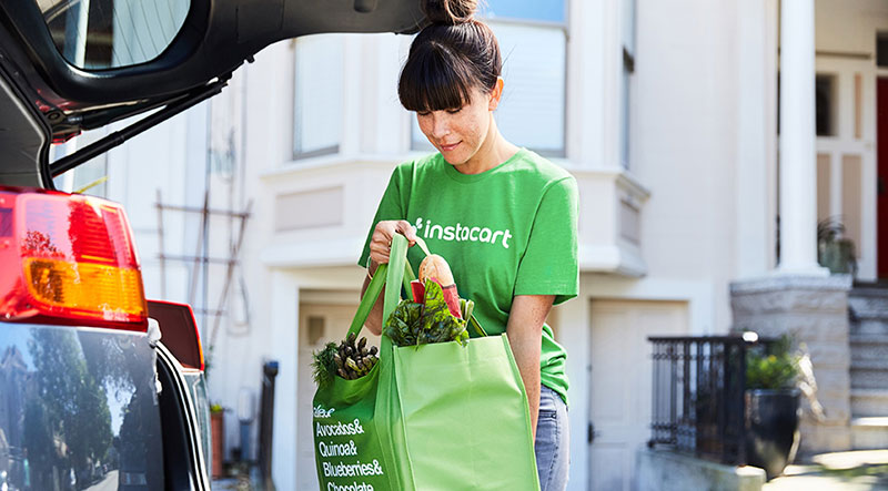 Report: Instacart to Test Rapid Grocery Delivery