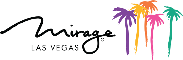 Mirage Las Vegas Hotel Logo with Palm Trees