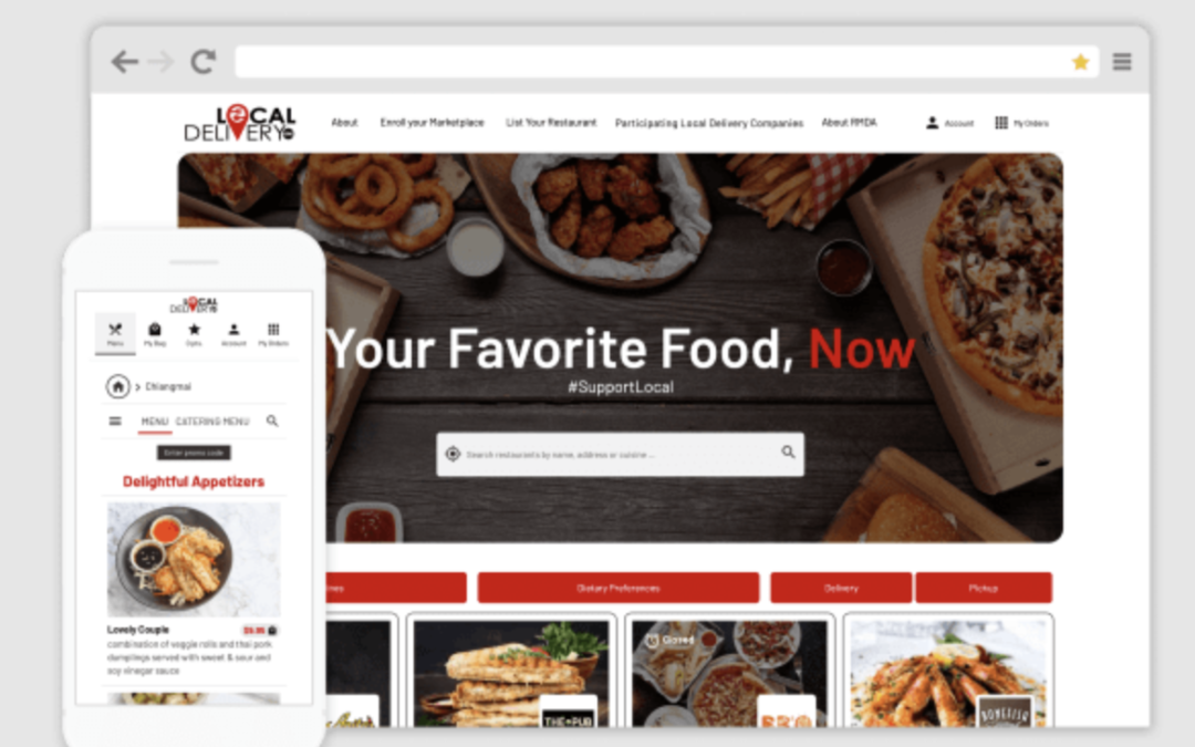 RMDA Launches App Connecting Consumers with Local Restaurants, Delivery Service Providers